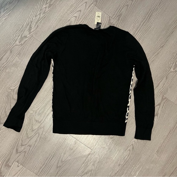 NWT ANN TAYLOR LEOPARD PRINT ZIP UP CARDIGAN SIZE M - Picture 6 of 11